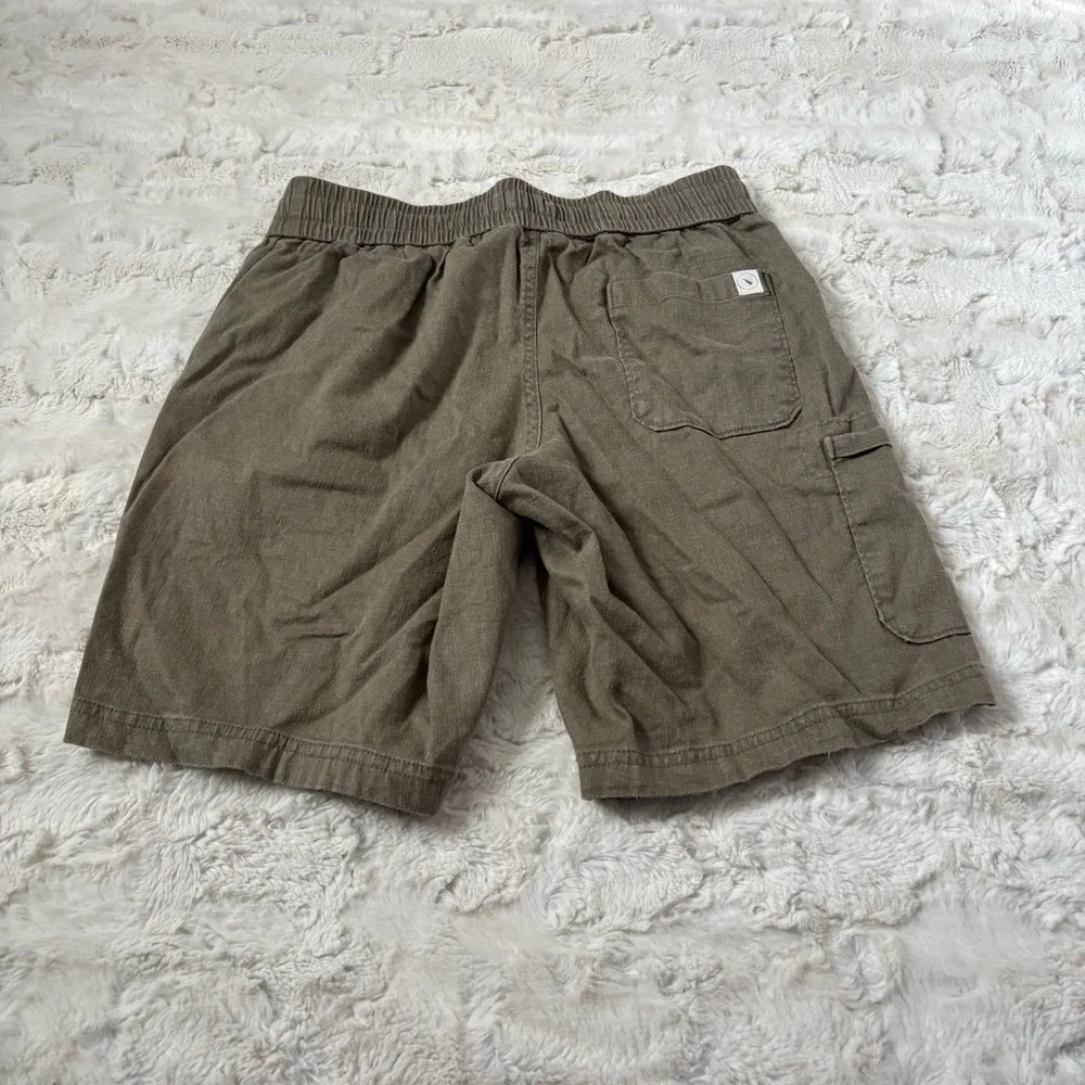 Upwest Men's Size XS Green Hemp Blend Drawstring Shorts
